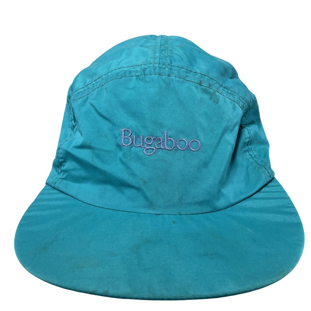 Vintage Columbia Bugaboo Hat Cap Fitted Mens M Blue Lightweight Outdoor 90s